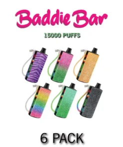 Baddie Bar Disposable Vape Device | 15000 Puffs - 6PK